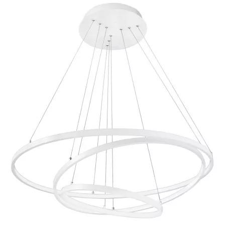 LUCES BANOS LE41588, LE99323 white pendant lamp LED 80cm - 3 rings