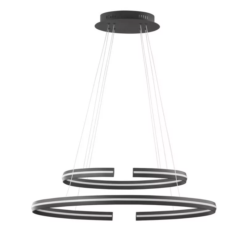 LUCES BELLO LE41595 / 6 pendant lamp LED black 55W, 93W