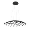 LUCES CATIA LE41599 black pendant lamp LED 80W, warm white 3000K