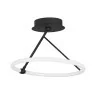 LUCES CINCO LE41605/4 czarna lampa sufitowa LED 38cm, 60cm