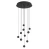 LUCES ECIJA LE41615 black LED lamp 45W 10 hanging balls