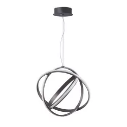 LUCES GIJON LE41636/7 lampa wisząca LED czarny perłowy 50cm, 70cm