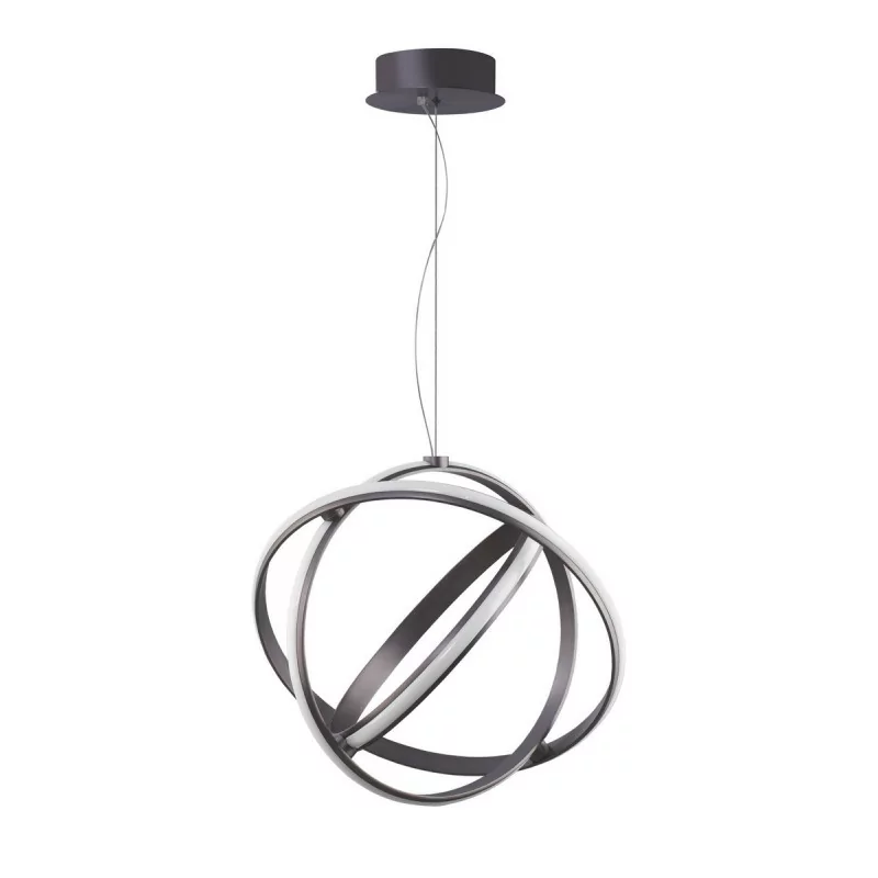 LUCES GIJON LE41636/7 pendant lamp LED pearl black 50cm, 70cm