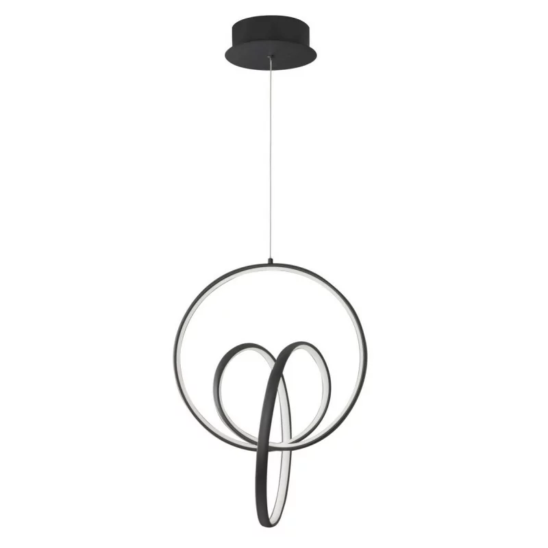 LUCES GIRON LE41640 black pendant lamp LED 43W 3000K