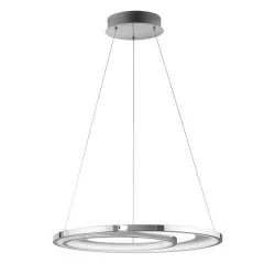 LUCES LINEA LE41666 elegant pendant lamp LED 47W chrome 62cm