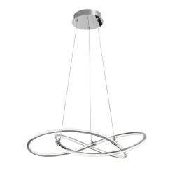 LUCES LULES LE41677 pendant lamp 60cm chrome LED 50W