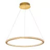 LUCES MONTE LE41695 elegancka złota lampa wisząca 60cm LED 48W