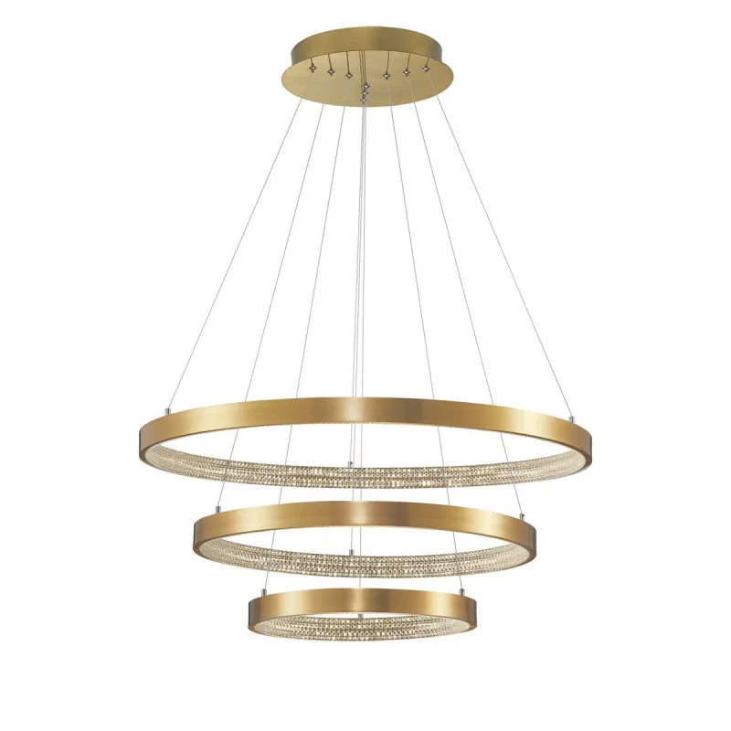 LUCES MORON LE41699 gold pendant lamp 80cm LED 112W