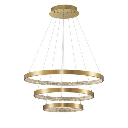 LUCES MORON LE41699 gold pendant lamp 80cm LED 112W