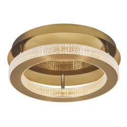 LUCES MONTT LE41701/2 elegant round gold LED ceiling 40cm, 60cm