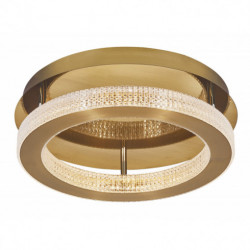 LUCES MONTT LE41701/2 elegancki okrągły złoty plafon LED 40cm, 60cm