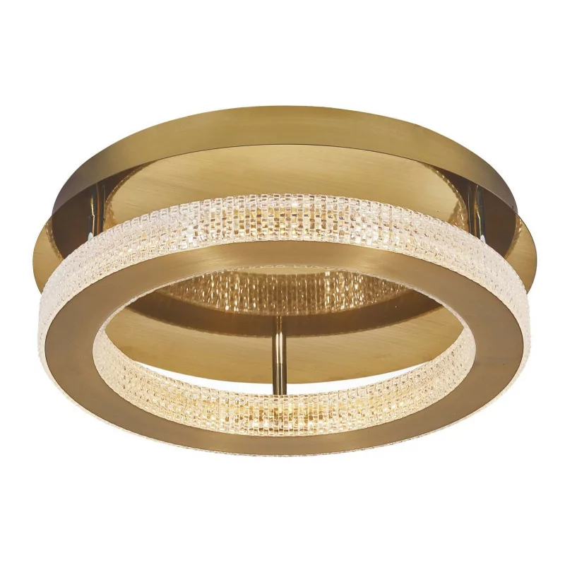 LUCES MONTT LE41701/2 elegant round gold LED ceiling 40cm, 60cm