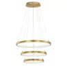 LUCES NUEVE LE41709 pendant lamp 61cm LED 83W gold leaf 3000K