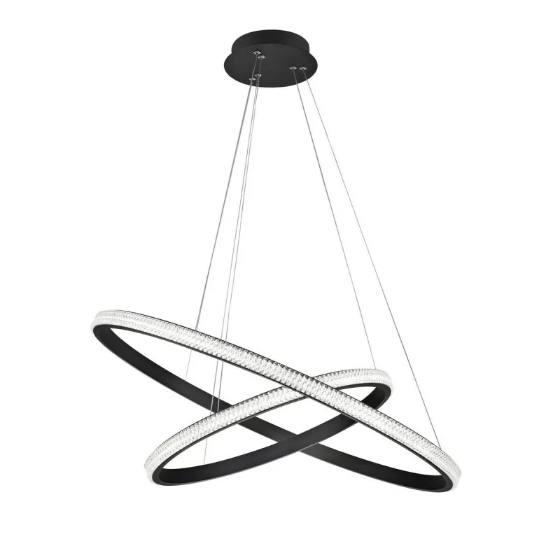 LUCES OCANA LE41715 black pendant lamp LED 45W diameter 67cm