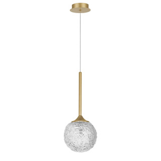 LUCES PASTO LE41737/8 złota lampa wisząca szklana kula 15cm, 30cm