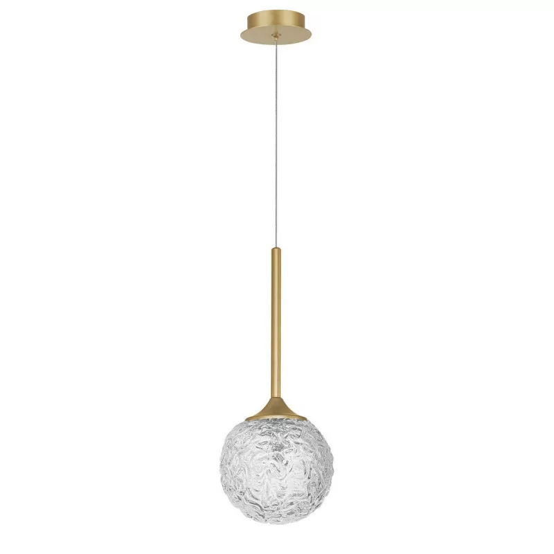 LUCES PASTO LE41737/8 złota lampa wisząca szklana kula 15cm, 30cm