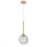 LUCES PASTO LE41737/8 złota lampa wisząca szklana kula 15cm, 30cm