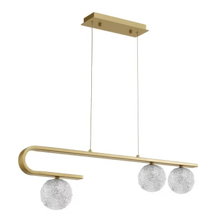 LUCES PASTO LE41739 gold hanging glass balls 3xG9 LUCES PASTO LE41739 gold hanging glass balls 3xG9