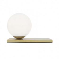 LUCES PLATA LE41763 gold table lamp glass ball