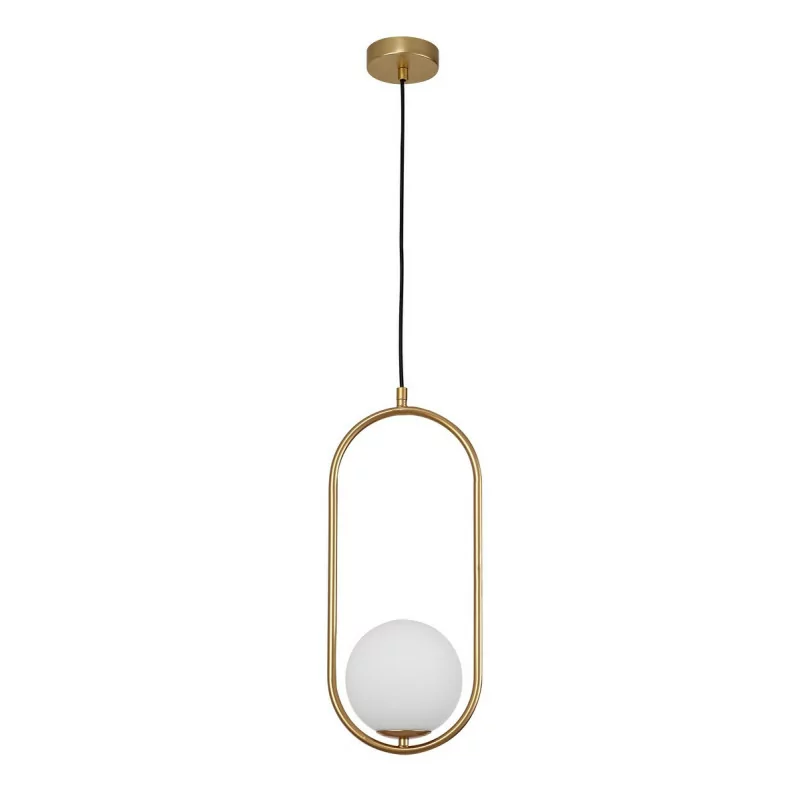 LUCES RENGO LE41771 pendant lamp gold, glass ball 1xG9