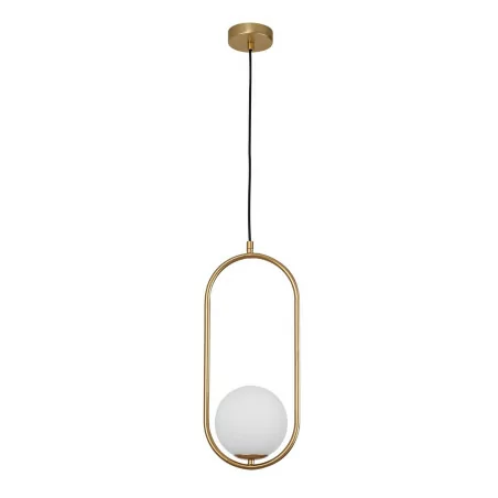 LUCES RENGO LE41771 lampa wisząca złota, szklana kula 1xG9