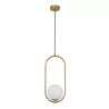 LUCES RENGO LE41771 pendant lamp gold, glass ball 1xG9