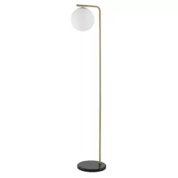 LUCES RIOJA LE41773 black and gold floor lamp 140cm 1xE27 ball