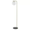 LUCES RIOJA LE41773 black and gold floor lamp 140cm 1xE27 ball