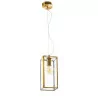 LUCES SALTA LE41779 pendant lamp antique brass + glass 1xE27