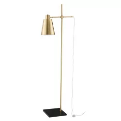 LUCES SINCE LE41782 złota lampa podłogowa 165cm 1xE27