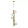 LUCES TIGRE LE41792 gold pendant lamp + white balls 5xG9