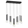 LUCES UNION LE41812 pendant lamp LED 50W black + 10 white balls