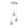 LUCES YUMBO LE41839 pendant chrome + rose gold 3xG9