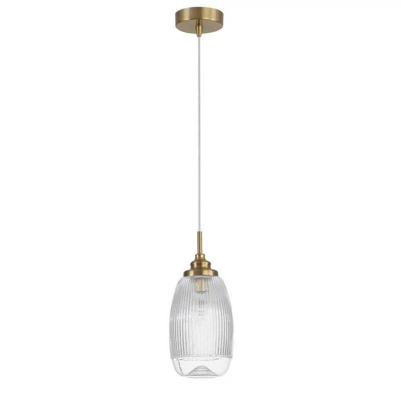 LUCES AHIGAL LE41850 złota lampa wisząca w stylu vintage