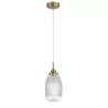 LUCES AHIGAL LE41850 gold pendant lamp in a vintage style