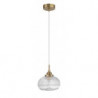 LUCES AHIGAL LE41852 gold hanging vintage style, thick glass 1xE14