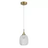 LUCES ALCALA LE41854 pendant lamp vintage gold + glass 1xE27