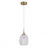 LUCES ALCALA LE41854 lampa wisząca vintage złoty + szkło 1xE27
