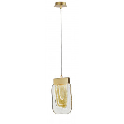 LUCES ARAGUA LE41859 gold pendant lamp LED 4W glass