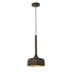 LUCES CUARTO LE41978 pendant lamp brown and gold 1xE27