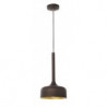 LUCES CUARTO LE41978 pendant lamp brown and gold 1xE27