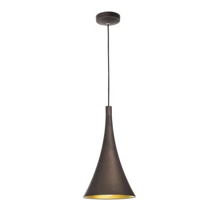 LUCES CUARTO LE41980 brown-gold pendant lamp 1xE27 cone