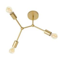 LUCES CUMANA LE41986 Ceiling lamp brass 3xLED E27