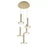 LUCES ESQUEL LE41992 pendant lamp LED 53W brass, warm white 3000K