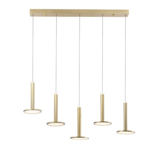 LUCES ESQUEL LE41993 wisząca listwa 107cm LED 53W mosiądz 3000K