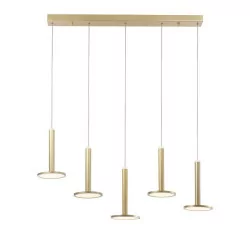 LUCES ESQUEL LE41993 pendant 107cm LED 53W brass 3000K