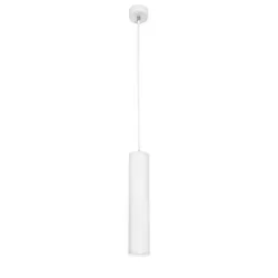 LUCES GALAPA LE42000/1 pendant lamp tube 30cm white, black 6cm