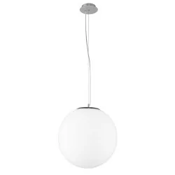 LUCES LLORET LE42085/7/8 pendant lamp white ball 30, 40, 50 cm