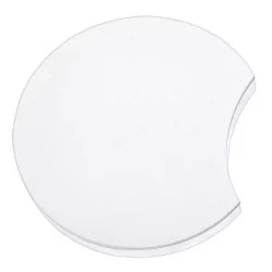 LUCES TERMAS LE42191 white circular LED wall lamp with a recess