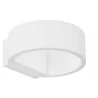 LUCES TUMACO LE42200 semicircular white 6W 3000K LED wall lamp